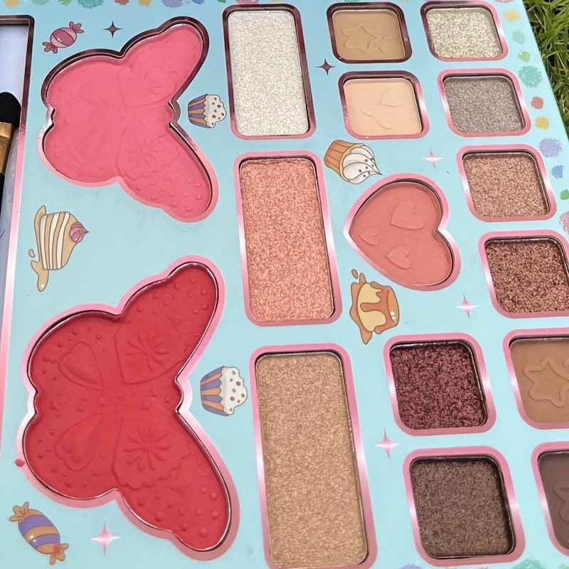 Multicolor Eyeshadow Palette High Gloss Matte Blush Makeup Powder