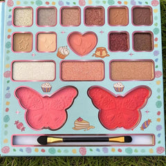 Multicolor Eyeshadow Palette High Gloss Matte Blush Makeup Powder