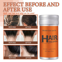 Hair Styling Wax Stick With Comb Set Non Greasy Hair Styling Products