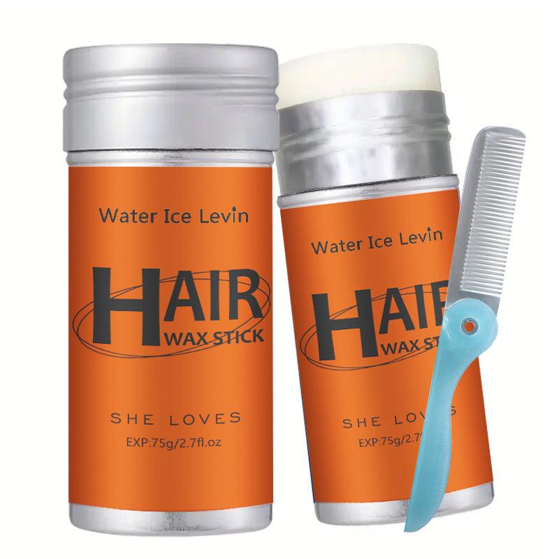 Hair Styling Wax Stick With Comb Set Non Greasy Hair Styling Products