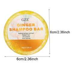 Ginger & Turmeric Shampoo Bar Soap - Moisturizing Solid Hair Conditioner