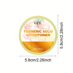 Ginger & Turmeric Shampoo Bar Soap - Moisturizing Solid Hair Conditioner