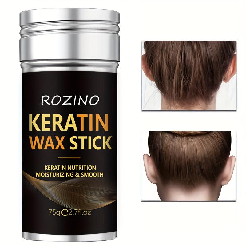75g Keratin Hair Wax Stick Flyaway & Frizz Tamer For Smooth Hair