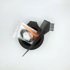 Perm Dyeing Tools Kit Hair Dye Bowl Comb Brushes Earmuff DIY Hairdressing