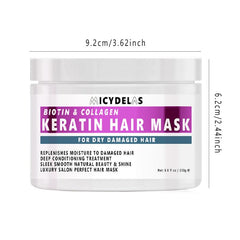 Keratin Hair Mask with Biotin & Collagen - Deep Conditioning for All Hair Types