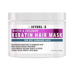Keratin Hair Mask with Biotin & Collagen - Deep Conditioning for All Hair Types