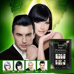 5 Min Quick Hair Dye Shampoo Cream Natural Plant-Based Women Men