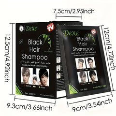 5 Min Quick Hair Dye Shampoo Cream Natural Plant-Based Women Men