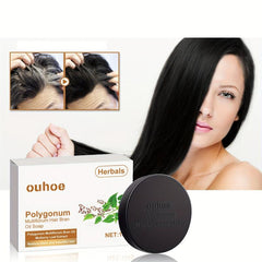 Polygonum Multiflorum Shampoo Soap Moisturizing Hair