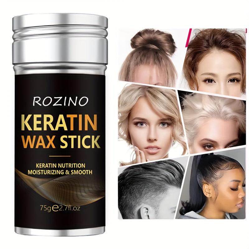 Keratin Hair Wax Stick Smoothing Frizz Broken Hair Styling Cream