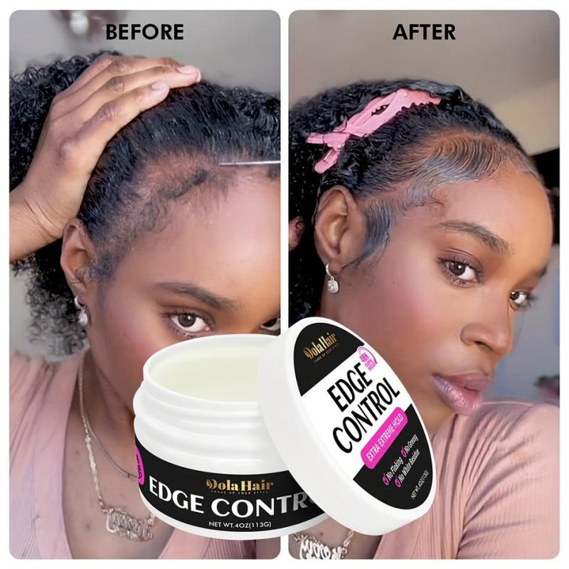 4pcs Edge Control Kit Strong Hold Non-greasy Edge Smoother & Headband