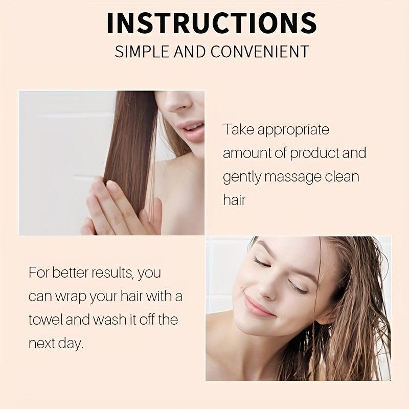 Organic Jojoba Argan Hair Mask for Hydration