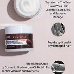 Organic Jojoba Argan Hair Mask for Hydration