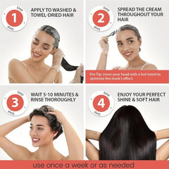 Peach Hair Mask 200ml - Repair Dry Hair