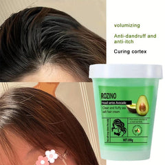 Avocado Scalp Cleansing Scrub with Sea Salt Shampoo