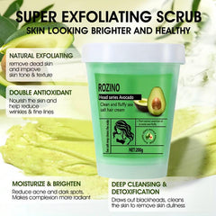 Avocado Scalp Cleansing Scrub with Sea Salt Shampoo