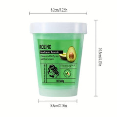 Avocado Scalp Cleansing Scrub with Sea Salt Shampoo