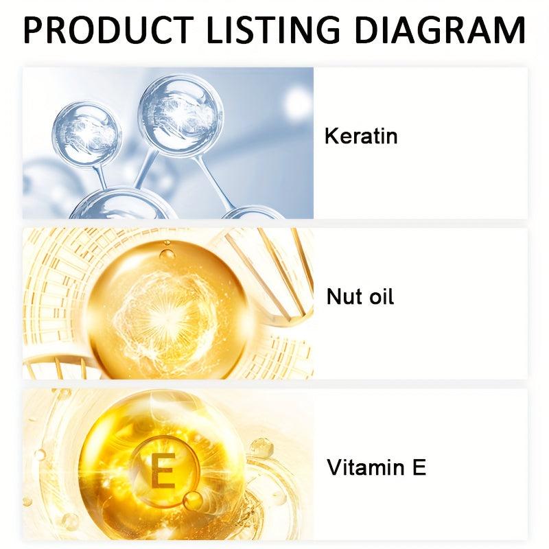 Colored Hair Mask Natural Hair Mask Keratin Biotin Argan Repairs Dry Hair