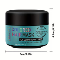 Colored Hair Mask Natural Hair Mask Keratin Biotin Argan Repairs Dry Hair