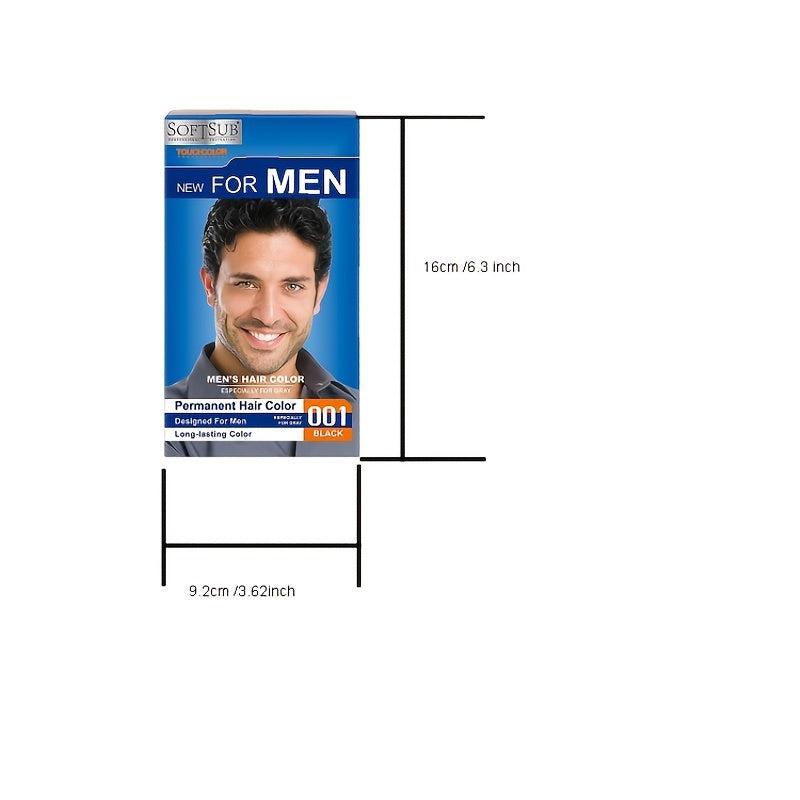 Men's Long-Lasting Permanent Hair Dye Cream