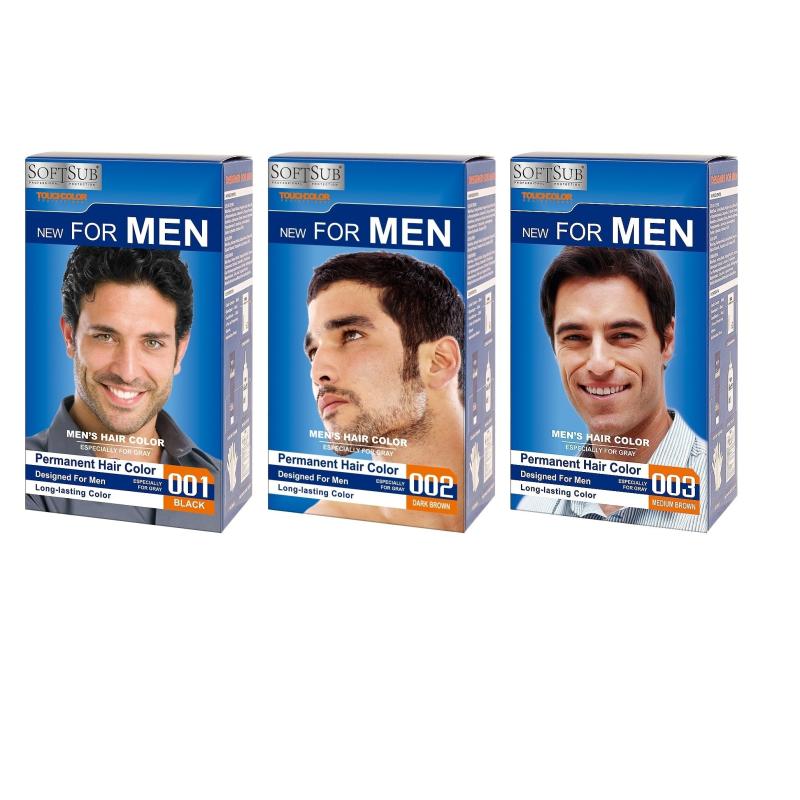 Men's Long-Lasting Permanent Hair Dye Cream