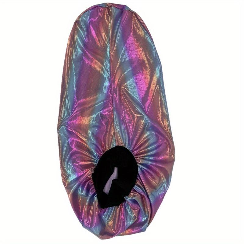 Wide Brimmed Headband Nightcap Satin Shower Cap for Women