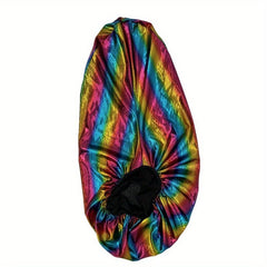 Wide Brimmed Headband Nightcap Satin Shower Cap for Women