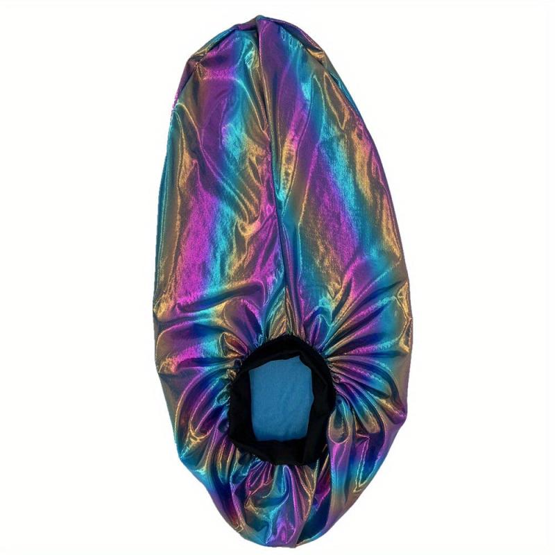 Wide Brimmed Headband Nightcap Satin Shower Cap for Women
