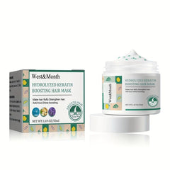 Keratin Hair Mask Moisturizes and Repairs Damaged Dry Hair
