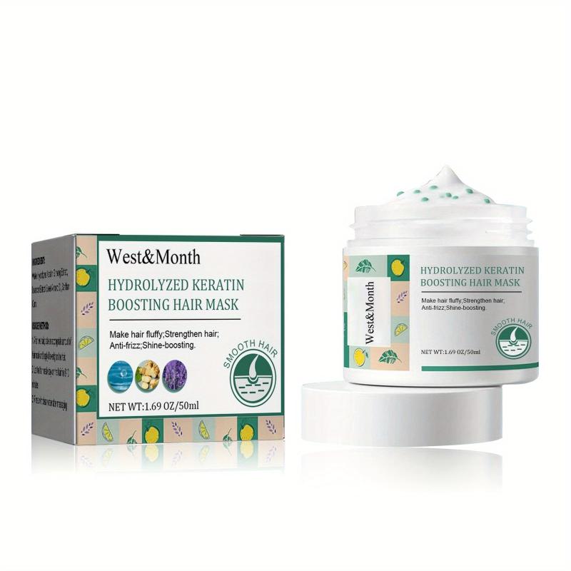 Keratin Hair Mask Moisturizes and Repairs Damaged Dry Hair