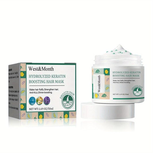 Keratin Hair Mask Moisturizes and Repairs Damaged Dry Hair