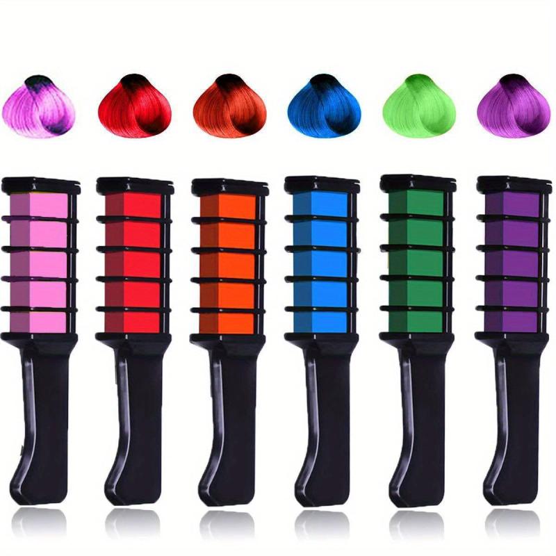 Hair Chalk Comb for Girls Washable Hair Dye Age 4-10 Birthday Cosplay