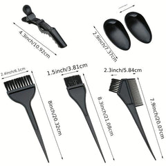 26pcs Hair Coloring Tool Kit Set Beauty Hairdressing Supplies DIY Hair Dye Kit