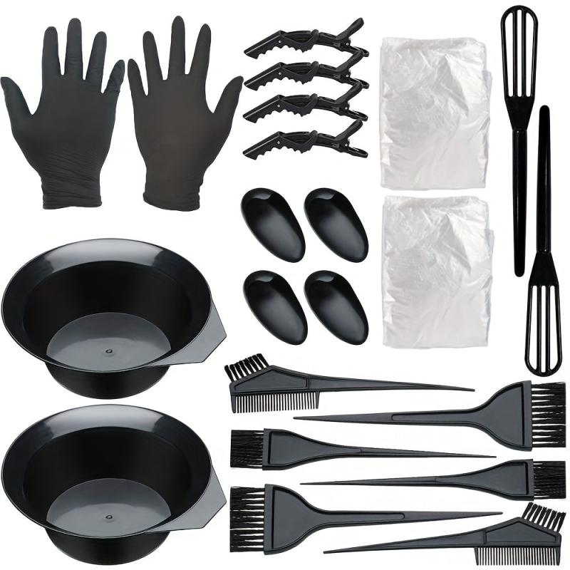 26pcs Hair Coloring Tool Kit Set Beauty Hairdressing Supplies DIY Hair Dye Kit
