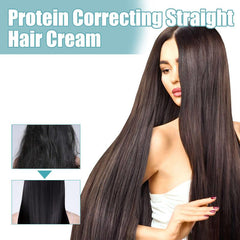 Olive Straightening Cream Protein Smoothing For Hair Repair Frizzy Hair