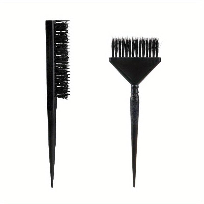 Hair Dye Brush & Fluffy Hair Brush Set