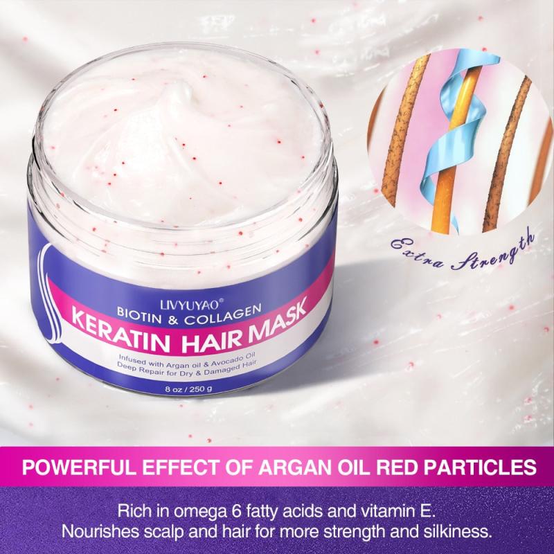 Biotin Collagen Keratin Hair Mask Repair Dry Brittle Hair