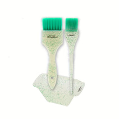 Hair Dye Brushes & Tinting Bowl Set Glitter Coloring Brush Hair Mixing Bowl