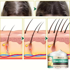50g Ginger Hair Cream with Biotin & Vitamin for Fuller, Healthier Hair