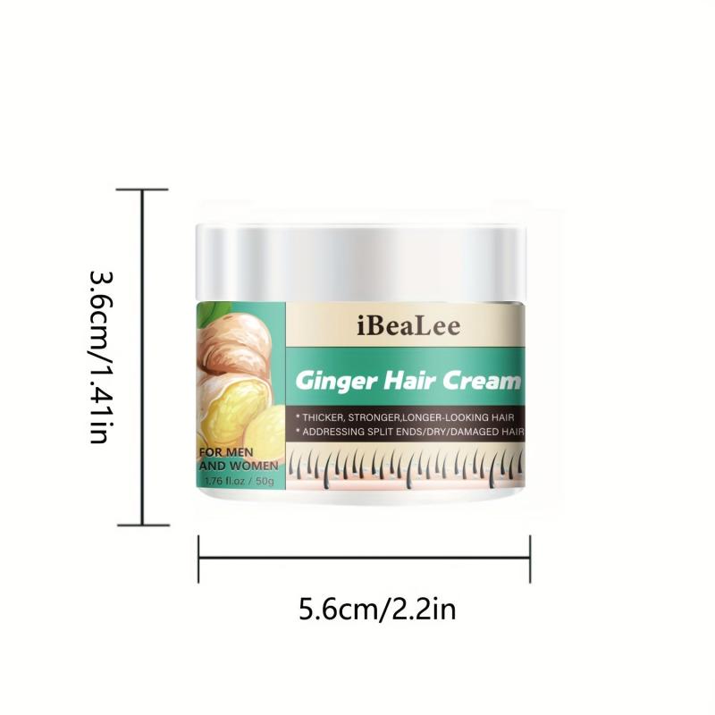 50g Ginger Hair Cream with Biotin & Vitamin for Fuller, Healthier Hair