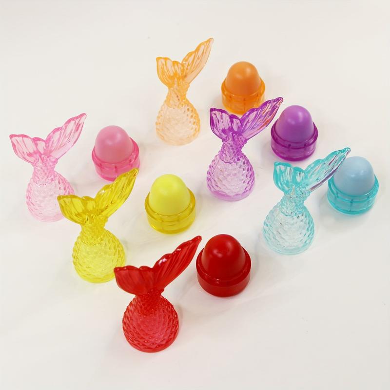 6pcs Mermaid Tail Lip Balm Set Moisturizing Lip Care Daily Use