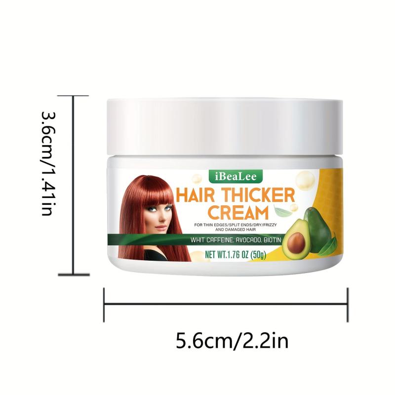 Hair Thickening Cream Avocado Biotin Moisturizing Scalp Massage Essence