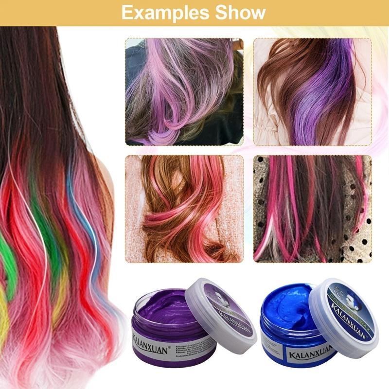 Disposable Hair Mud Hair Wax Hair Styling Dye Cream For Men And Women