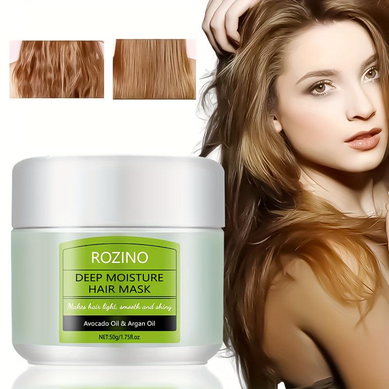 Avocado Argan Hair Film Mask Pure Natural Soft Hair Smoothing Hair Care Mask