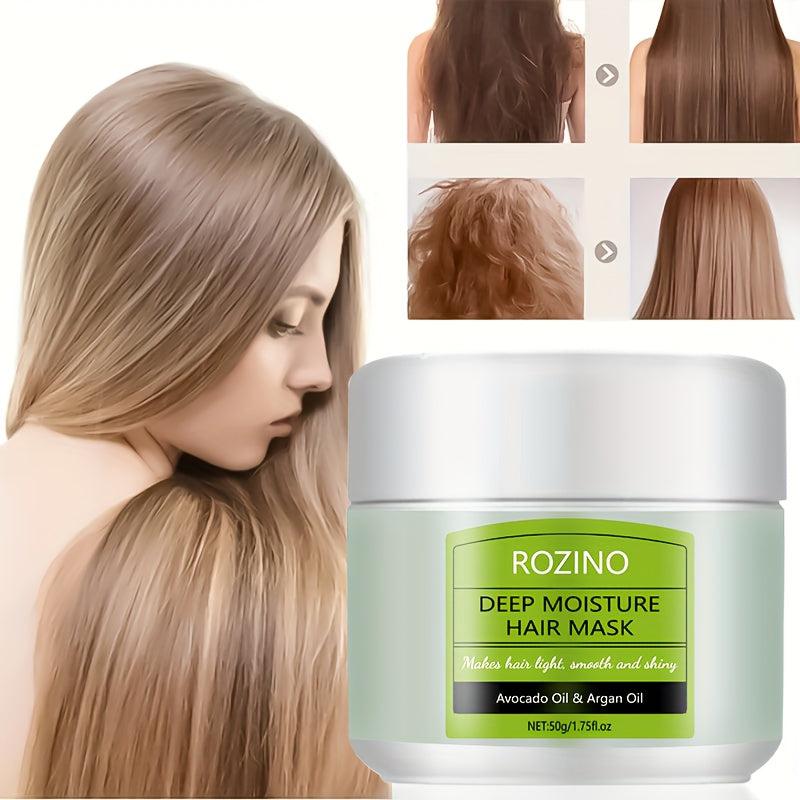 Avocado Argan Hair Film Mask Pure Natural Soft Hair Smoothing Hair Care Mask