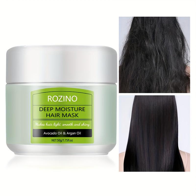 Avocado Argan Hair Film Mask Pure Natural Soft Hair Smoothing Hair Care Mask