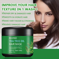 Tea Tree Hair Mask Strengthening Deep Care for Smooth Hair