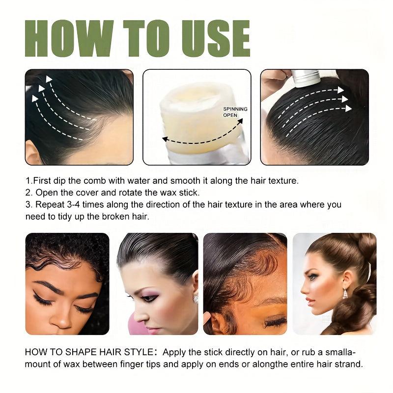 75g Rosemary Mint Hair Wax Smoothing Frizz Hair Styling Broken Hair Cream