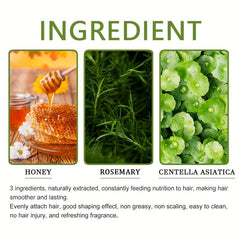 75g Rosemary Mint Hair Wax Smoothing Frizz Hair Styling Broken Hair Cream