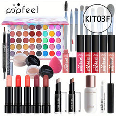 All In One Makeup Set Eyeshadow Concealer Lip Gloss Eyebrow Pencil